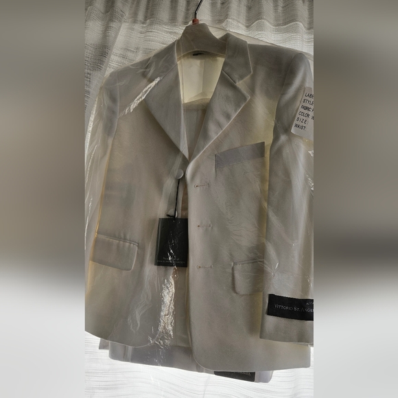 Vittorio St. ANGELO BOY'S WHITE SUIT. - Picture 2 of 7